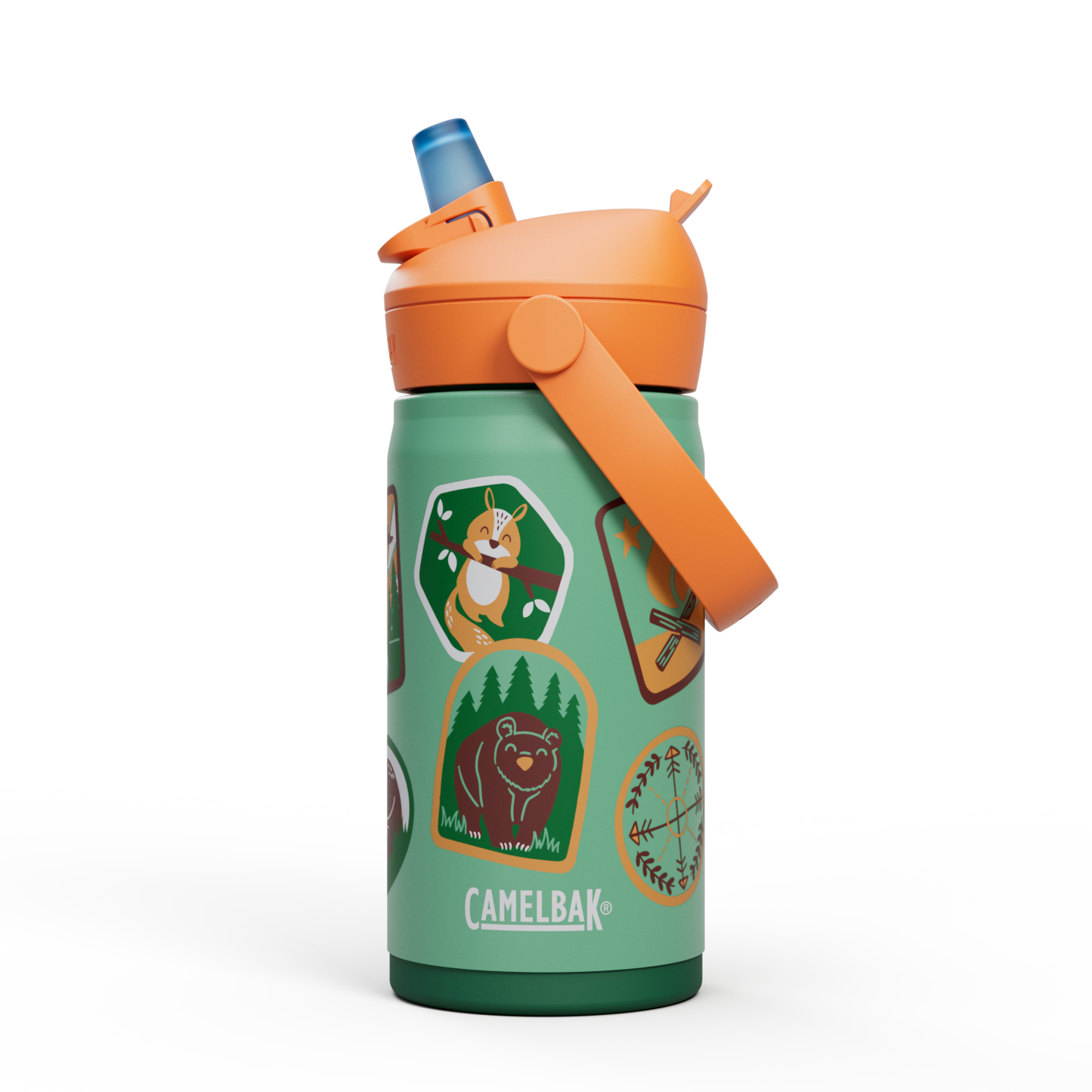 thrivetm-flip-straw-kids-12oz-bottle-insulated-stainless-steel-l9 nswfkxg1wq