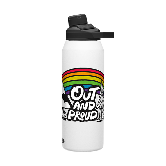 chute-mag-32-oz-water-bottle-insulated-stainless-steel-plus-cleanup-kit-pride-collection-limited-edition-i3 xhvxlhasbo